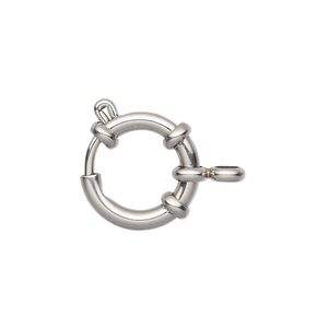 Springring 1pkg1, 17mm, stainless steel clasp 1-strand