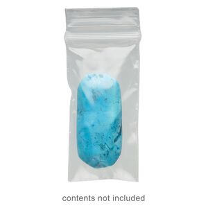 Bag, Tite-Lip™, plastic, clear, 1x2-inch top zip. Sold per pkg of 1,000.