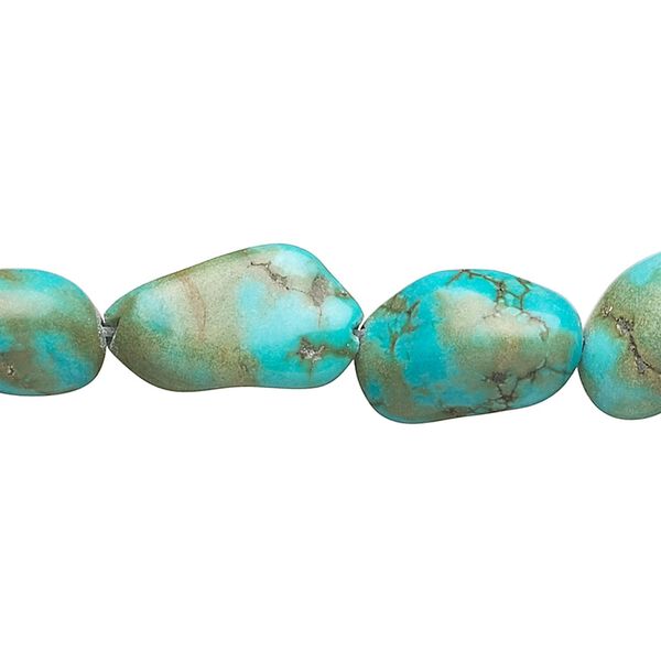 Magnesite 1pkg1, nugget bead 15 inch medium image number 0