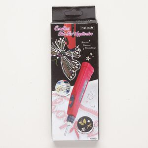 Tool 1pkg1, steel / plastic, red / black / silver, 7-1/4 inches cordless hotfix applicator.