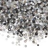 Seed bead mix, glass, 1pkg25g, #15 to #11 round, opaque and translucent mixed colors image number 0