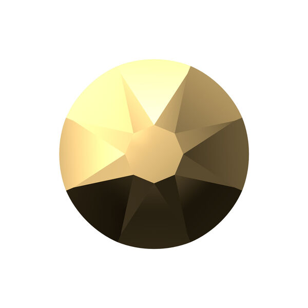 Flat back 1pkg1440 crystal aurum foil back, Swarovski®, 4.6-4.8mm rose round SS20 2088 image number 0