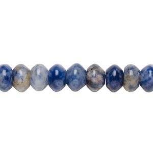 Sodalite 1pkg1, rondelle bead natural 15.5-16 inch 8x5mm