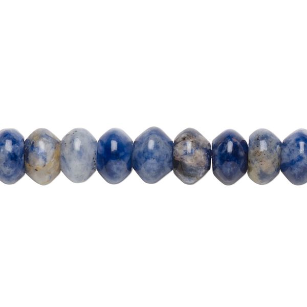 Sodalite 1pkg1, rondelle bead natural 15.5-16 inch 8x5mm image number 0