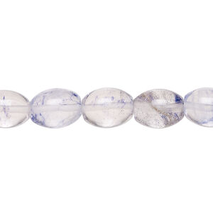 Blueberry "quartz" 1pkg1, oval bead 15 inch 10x8mm-11x9mm