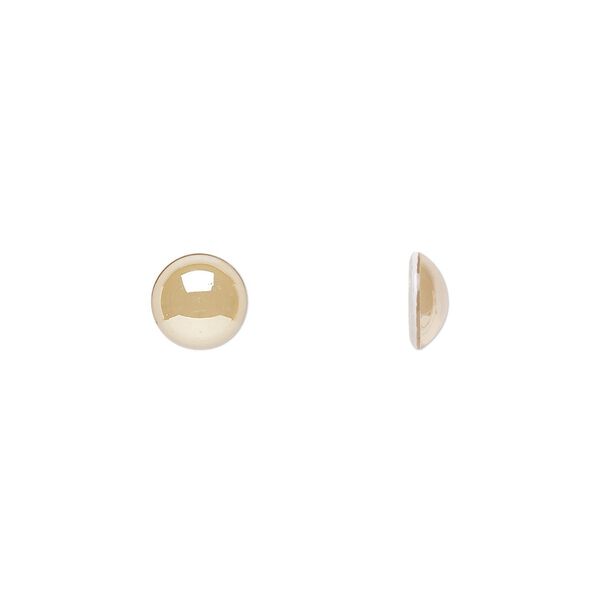 Cabochon 36pk crystal golden shadow, Crystal Passions® 7.07-7.27mm hotfix SS34 2080/4 image number 0