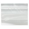 Bag, Tite-Lip™, plastic, clear and white, 3x2-inch side zip with block. Sold per pkg of 100. image number 1