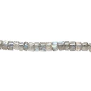 Labradorite 1pkg1, hand-cut heishi bead natural 13 inch 4x1mm-6x5mm
