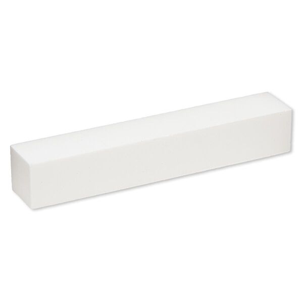 Alundum stone, white, 220 grit, 6x1 inches. Sold individually. image number 0