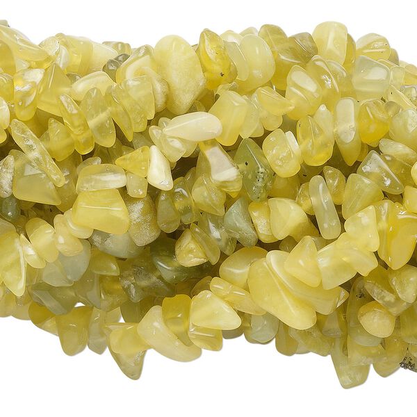 Olive new "jade" 1pkg10, chip bead natural 34 inch medium image number 0