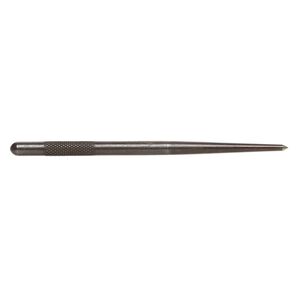 Center punch, hardened steel, pkg/1, 4 inches with 2mm tip.