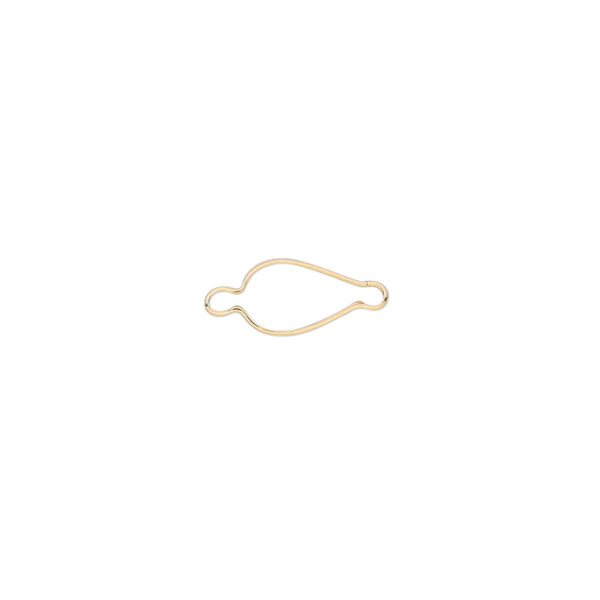 Link, Wrap-Tite®, 14Kt gold-filled, 8x5mm pear setting. Sold per pkg of 2. image number 0