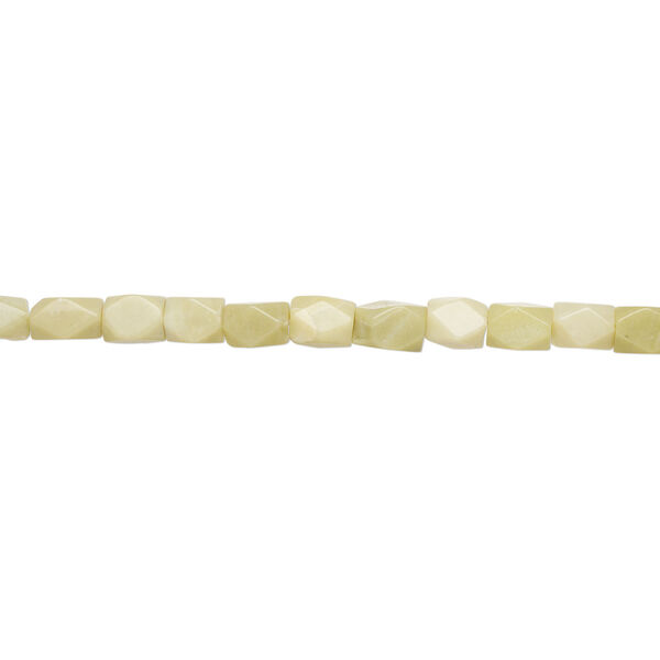 Peridot "jasper" 1pkg1, 4-sided rectangle bead natural, 15 inch 17x10mm-19x14mm image number 1