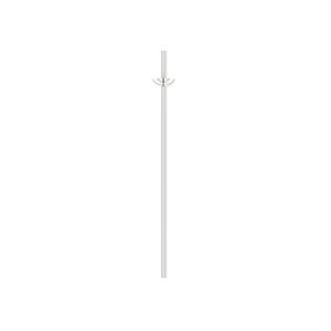 Head pin, sterling silver, 1 inch with cup and peg, 21 gauge. Sold per pkg of 4.