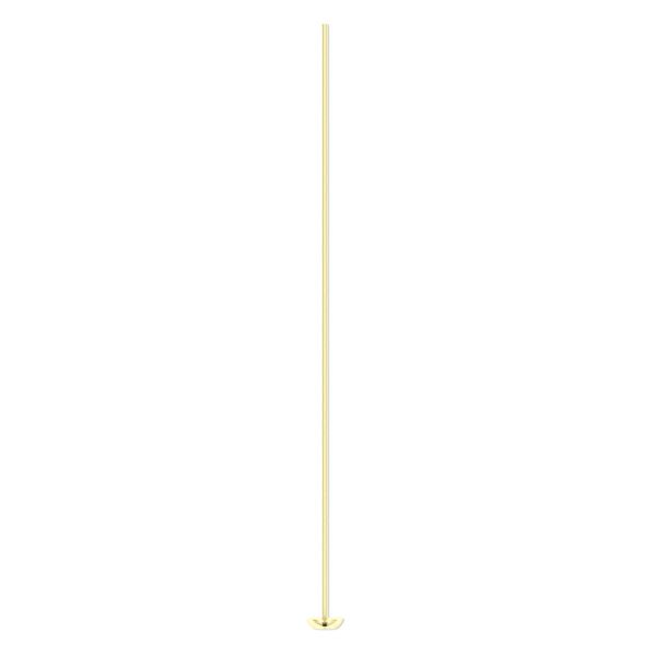 Head pin, 14Kt gold-filled, 2 inches with cup, 24 gauge. Sold per pkg of 4. image number 0