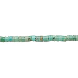 Turquoise 1pkg1, heishi bead 15.5-16 inch 3x2mm