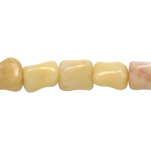 Bead, multi-calcite (natural), 10x8mm-11x9mm dog bone, C grade, Mohs hardness 3. Sold per 15" to 16" strand.