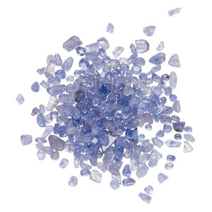 Tanzanite 1pkg1, undrilled inlay chip natural 10g mini