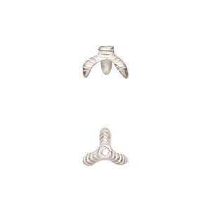 Bead cap, Amoracast®, sterling silver, 9x8mm dragon claw, fits 8mm bead. Sold individually.