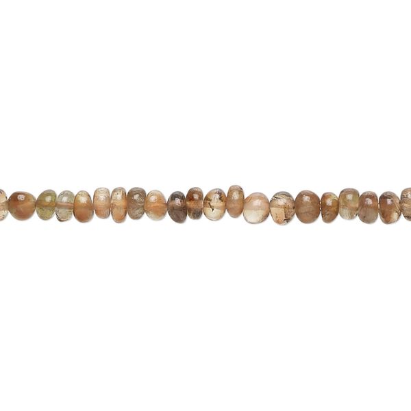 Andalusite 1pkg1, hand-cut rondelle bead natural 13 inch 3x2mm-4x3mm image number 0