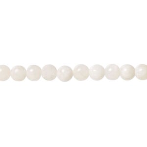 Rainbow moonstone 1pkg1, hand-cut round bead natural, 14 inch 4-5mm