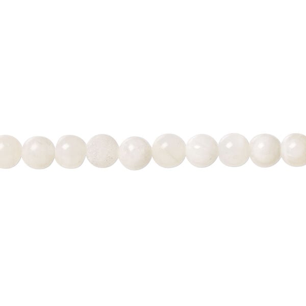 Rainbow moonstone 1pkg1, hand-cut round bead natural, 14 inch 4-5mm image number 0
