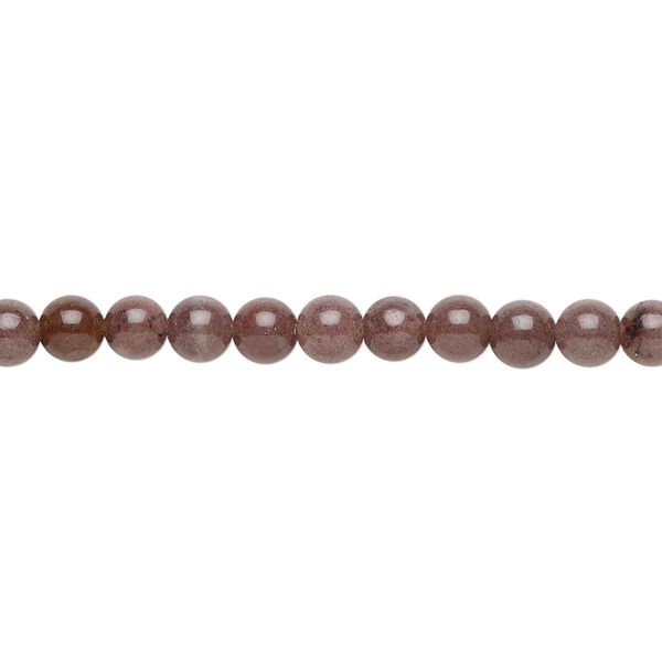 Purple aventurine 1pkg1, round bead natural 15.5-16 inch 4mm image number 0