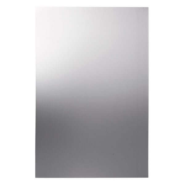 Sheet, sterling silver, half-hard with mirror finish, 28 gauge, 6x4 inches. Sold individually. image number 0