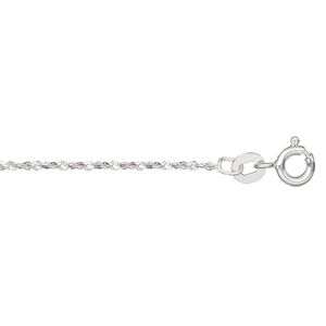 Chain 1pkg1 sterling silver serpentine, 1mm twisted / mixed clasp, Gossamer™ 20 inch
