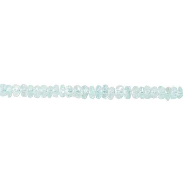 Bead, apatite (natural), 3x2mm-5x4mm hand-cut faceted rondelle, B- grade, Mohs hardness 5. Sold per 15-1/2" to 16" strand. image number 0