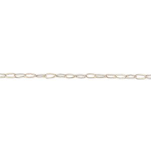 Chain 1pkg1 14Kt gold, 0.7mm add-a-bead, Gossamer™ 5 foot unfinished