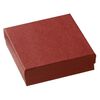 Paper / "cotton" (polyester) 1pkg6, square box red 3.5x3.5x1" image number 1