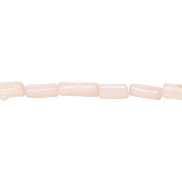 Bead, bamboo coral (dyed), pink, 5x3mm-12x6mm hand-cut branch, B- grade, Mohs hardness 3-1/2 to 4. Sold per 15-1/2" to 16" strand. image number 0