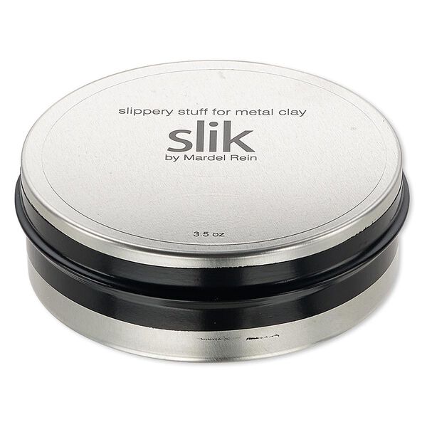 Metal clay conditioner and release, slik. Sold per 3.5-ounce tin. image number 0