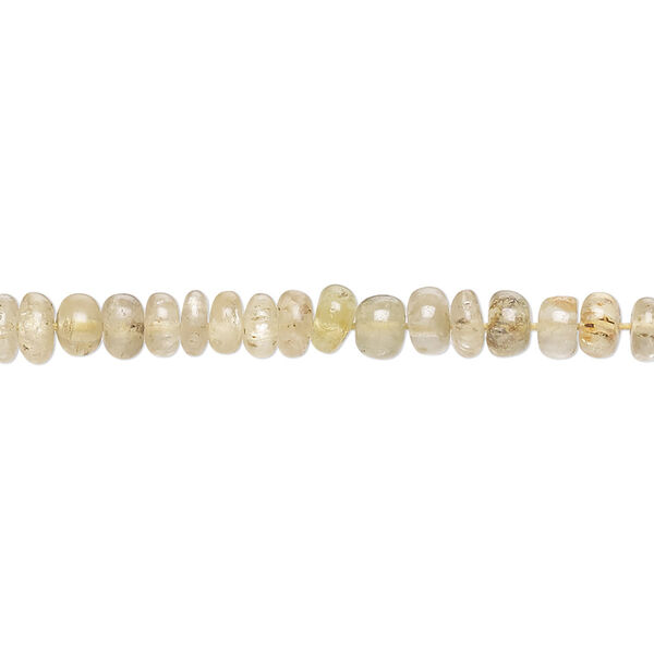 Cat's eye apatite 1pkg1, hand-cut rondelle bead natural C grade, 14 inch 4x2mm-5x4mm image number 0