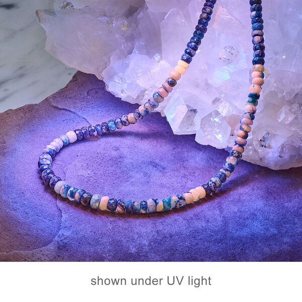 Bead 1pkg1 afghanite, 6x3mm-7x4mm hand-cut faceted rondelle B grade, 15.5-16 inch natural shaded image number 3