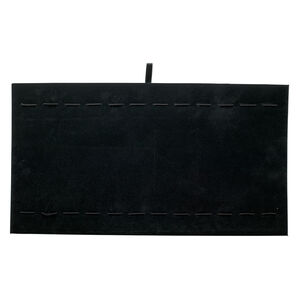 Display insert, bracelet and watch, velveteen, black, 14 x 7-3/4 inches. Sold individually.