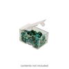 Organizer, Small Containers™, Bead Storage Solutions™, plastic, clear and opaque off-white, 2 x 1-1/8 x 1-1/16 inches. Sold per 8-piece set. image number 0