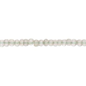 Green quartz 1pkg1, hand-cut faceted rondelle bead 13 inch 3x1mm-4x4mm