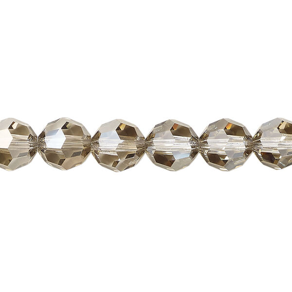 Bead 1pkg288 crystal bronze, Swarovski&reg;, 8mm faceted round 5000 image number 0