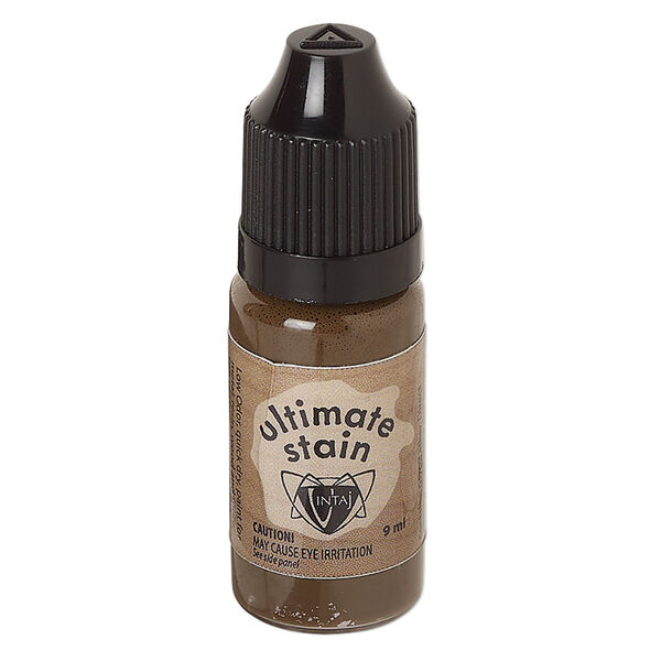 Stain, Vintaj® Ultimate Stain, walnut, (CSUS054). Sold per 9-milliliter bottle. image number 0