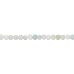 Amazonite 1pkg1, round bead natural 15.5-16 inch 3mm