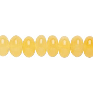 Yellow calcite 1pkg1, rondelle bead 15.5-16 inch 10x5mm-10x6mm