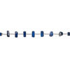Lapis lazuli 1pkg8, hand-cut top-drilled step-cut freeform bead natural, 11x6mm-17x8mm image number 1