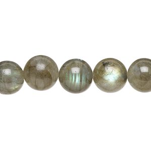 Labradorite 1pkg1, round bead natural 15.5-16 inch 10mm