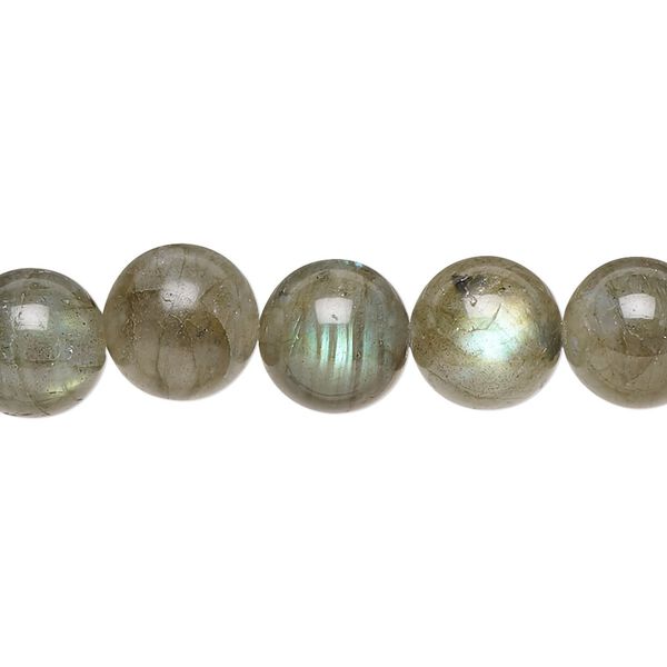 Labradorite 1pkg1, round bead natural 15.5-16 inch 10mm image number 0