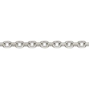 Chain 1pkg1 sterling silver cable, 3.5mm, 5 foot unfinished