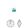 Drop 12pk emerald, Crystal Passions® 6mm pendant mini disk 6428 image number 0