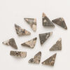 Rhyolite 1pkg12, irregular triangle bead natural, 19x14x14mm-21x16x14mm image number 1