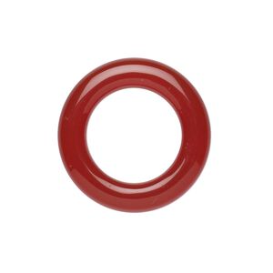 Red agate 1pkg1, ring component 25mm